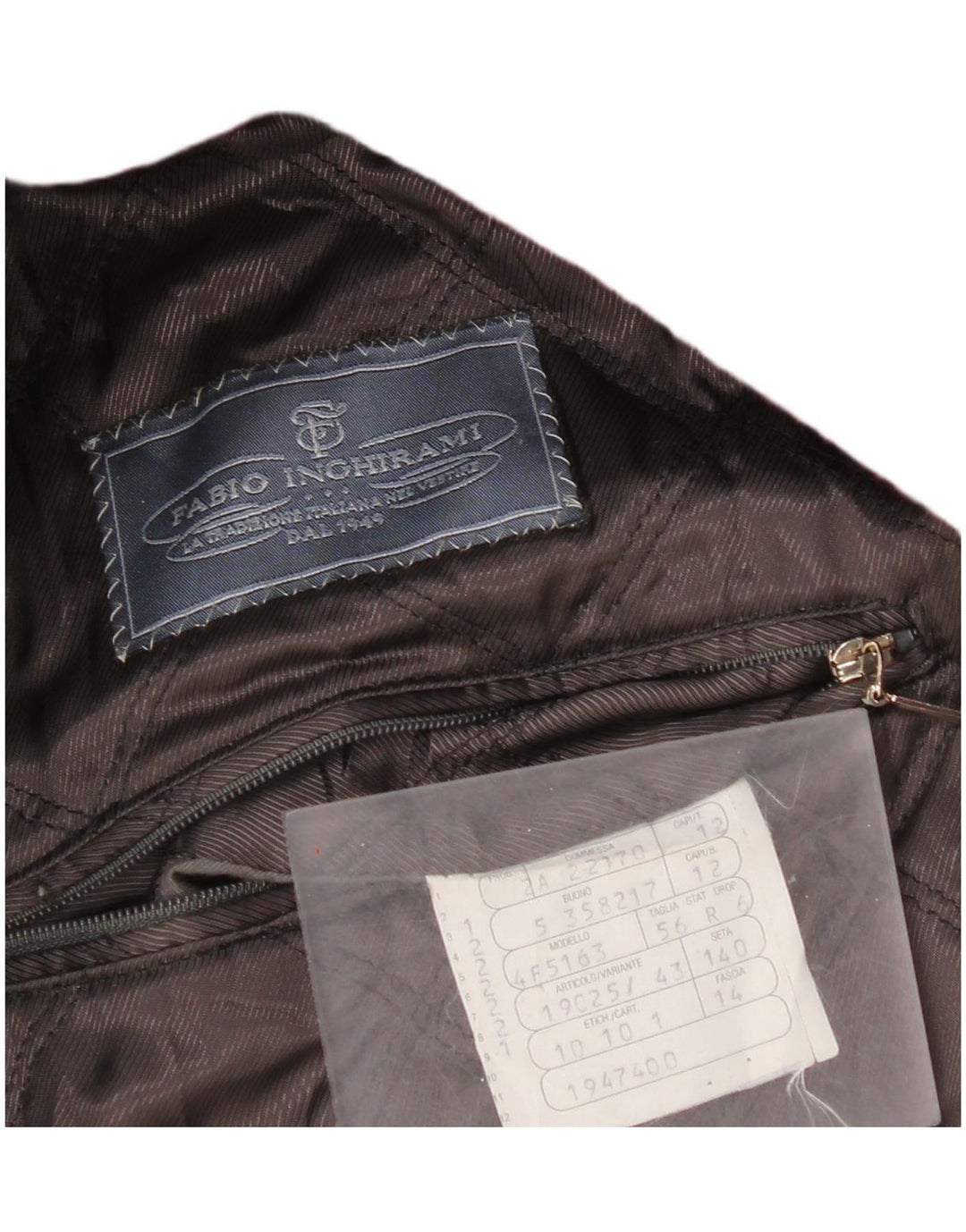 Fabio Inghirami Damen Dufflecoat IT 46 4XL Schwarz