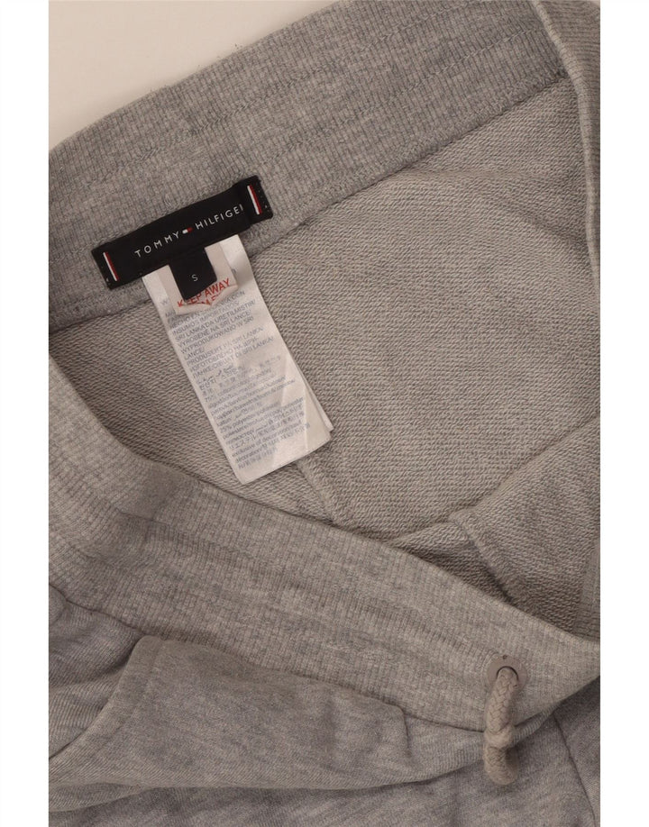 Tommy Hilfiger Herren-Sportshorts mit Grafik, Größe S, graue Baumwolle