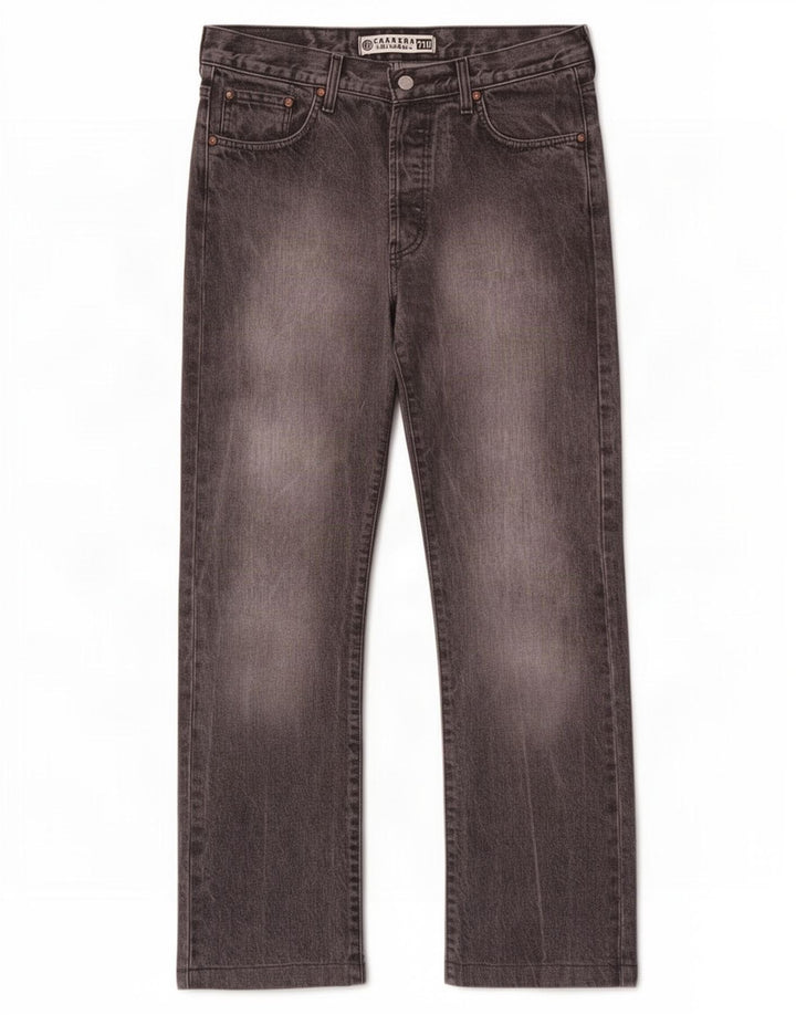 Carrera Herren Straight Jeans W34 L30 Graue Baumwolle