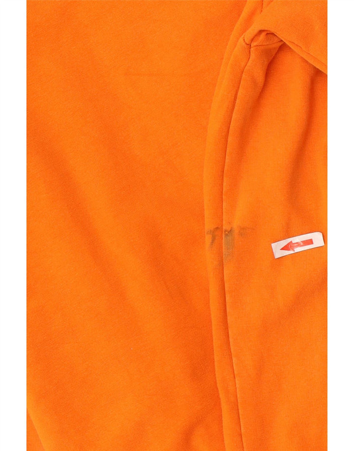 Kappa Grafik-Sweatshirt für Jungen, 13–14 Jahre, orangefarbene Baumwolle