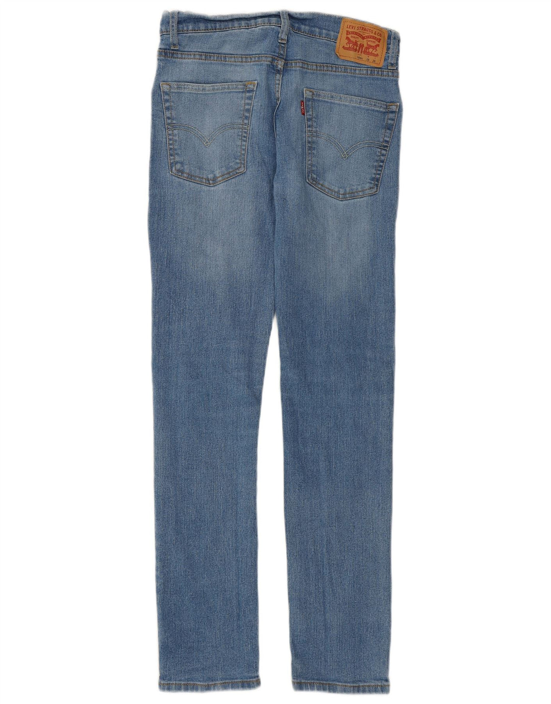 LEVI'S Mädchen 510 Skinny Jeans 15–16 Jahre W28 L28 Blaue Baumwolle