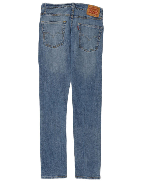 LEVI'S Mädchen 510 Skinny Jeans 15–16 Jahre W28 L28 Blaue Baumwolle