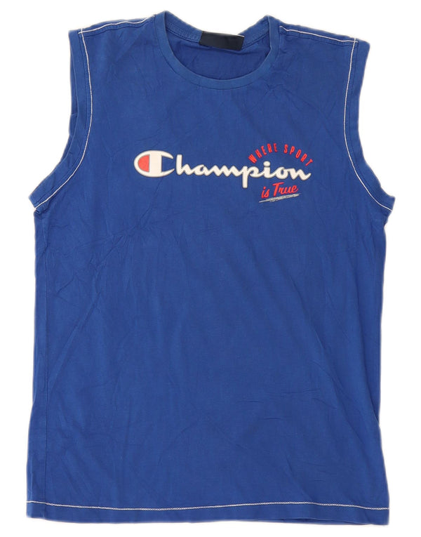 Champion Jungen-Top mit Grafik, 13–14 Jahre, XL, Blau