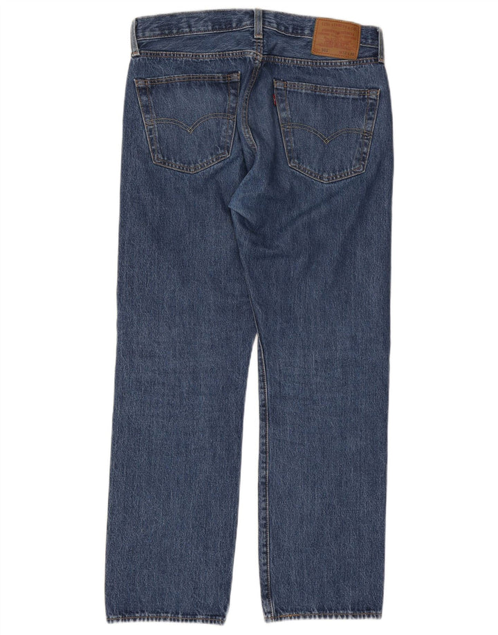 Levi's Herren 501 Straight Jeans W33 L30 Blaue Baumwolle