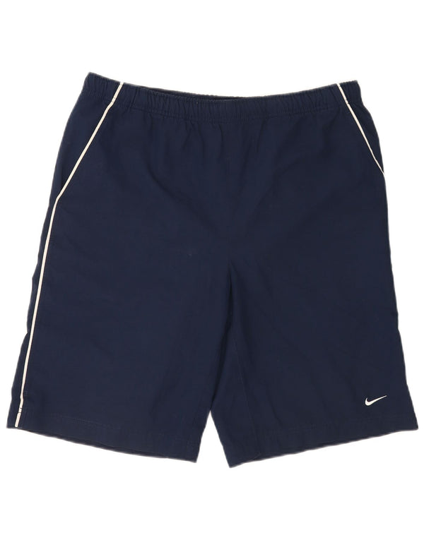 Nike Herren Graphic Regular Sport Shorts Medium Marineblau Polyester Sport