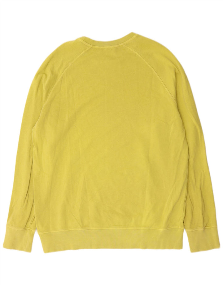 Liu Jo Herren Sweatshirt Pullover XL Gelb Baumwolle