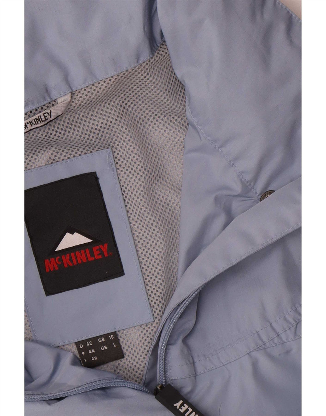 MC Kinley Damen Regenjacke UK 16 Large Blau Polyester