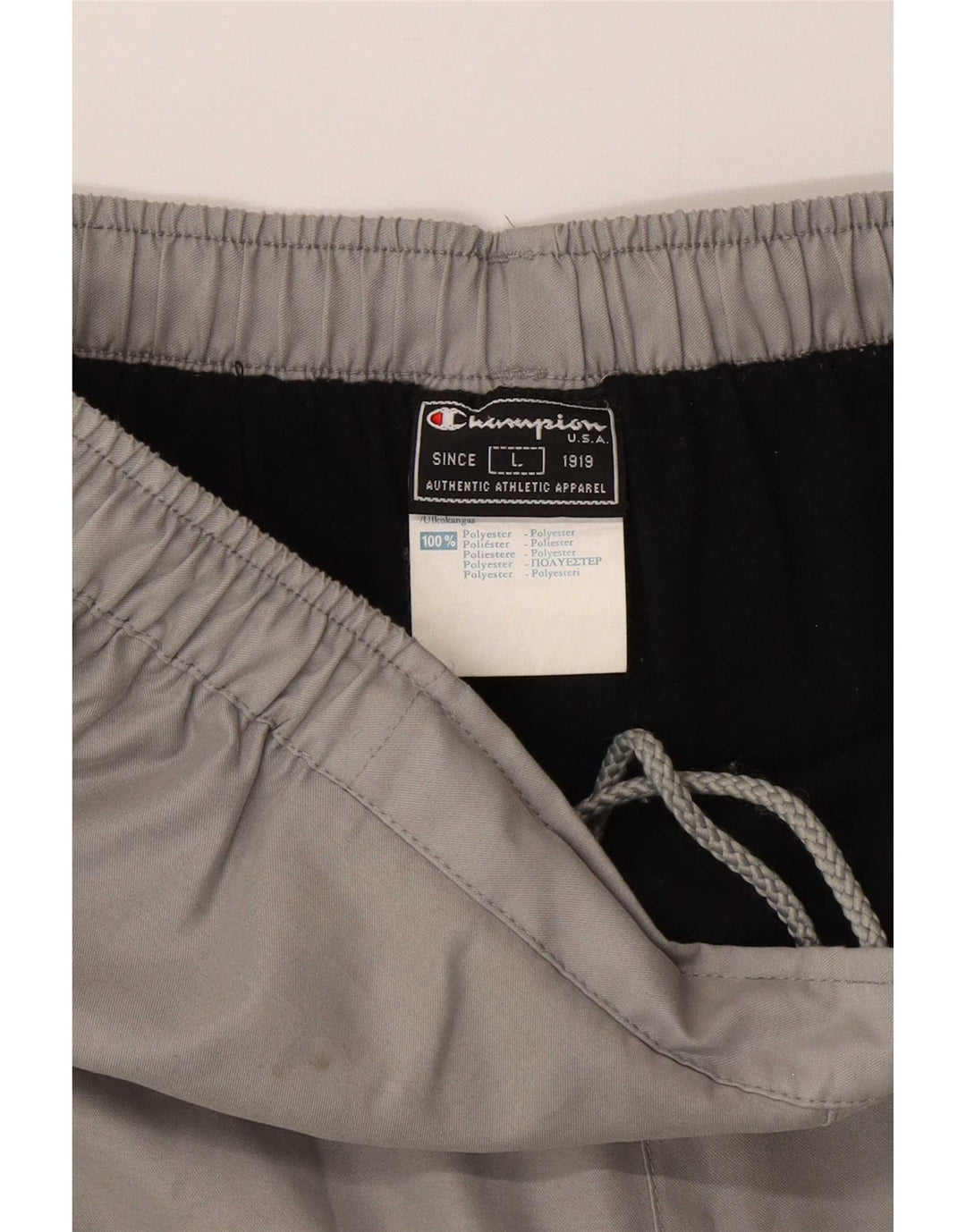 Champion Herren-Trainingshose, groß, grau, Polyester