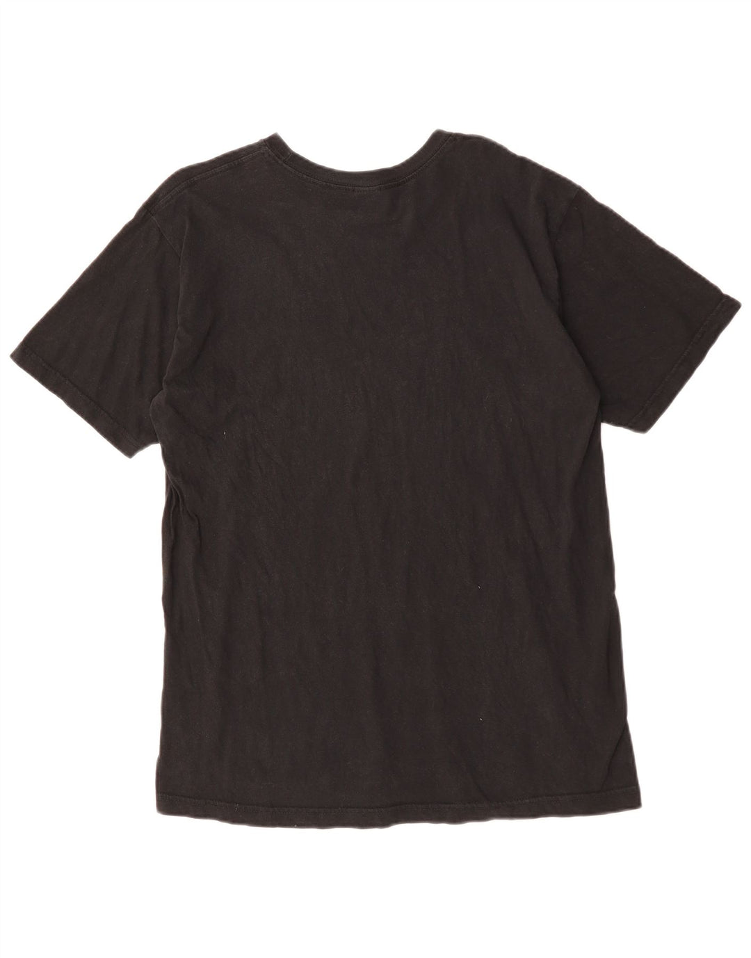 Volcom Womens Graphic T-Shirt Top UK 16 Large Schwarz Baumwolle