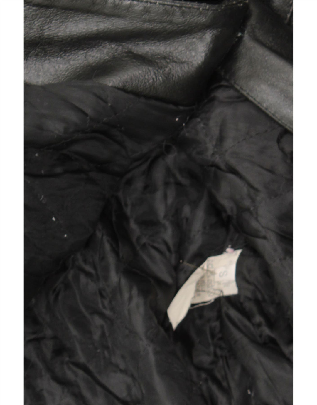 MAURIZIO TROIANO Womens Leather Jacket UK 10 Small Black Leather Vintage Maurizio Troiano and Second-Hand Maurizio Troiano from Messina Hembry 