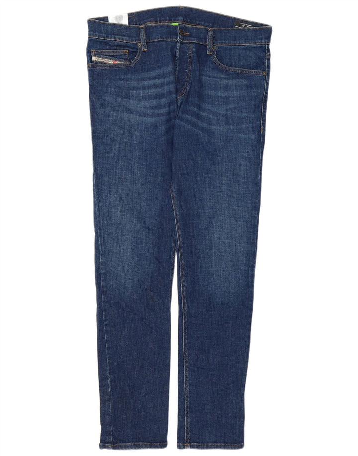 Diesel Herren D-Luster Stretch Slim Jeans W34 L32 Blaue Baumwolle