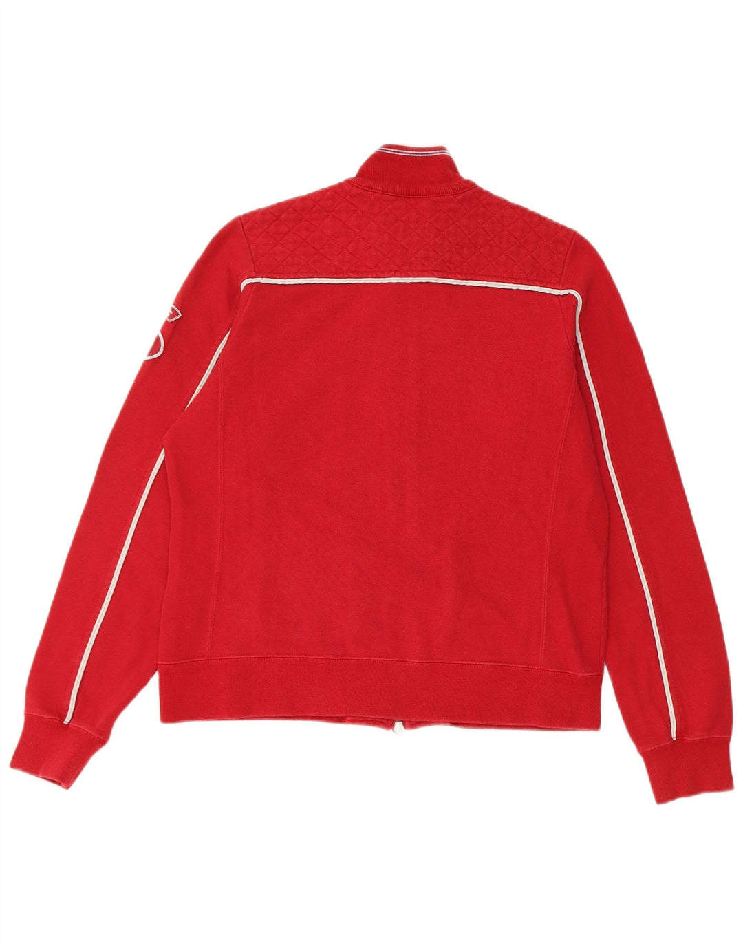 Champion Damen-Trainingsanzugoberteil mit Grafik, UK 14, Größe L, Rot, Baumwolle