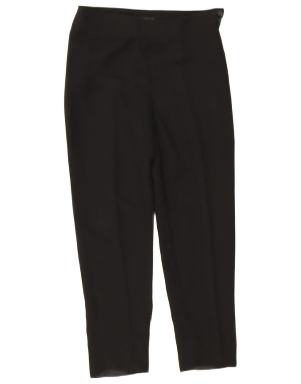 Zara Damen Tapered Casual Hose EU 40 Medium W30 L27 Schwarz
