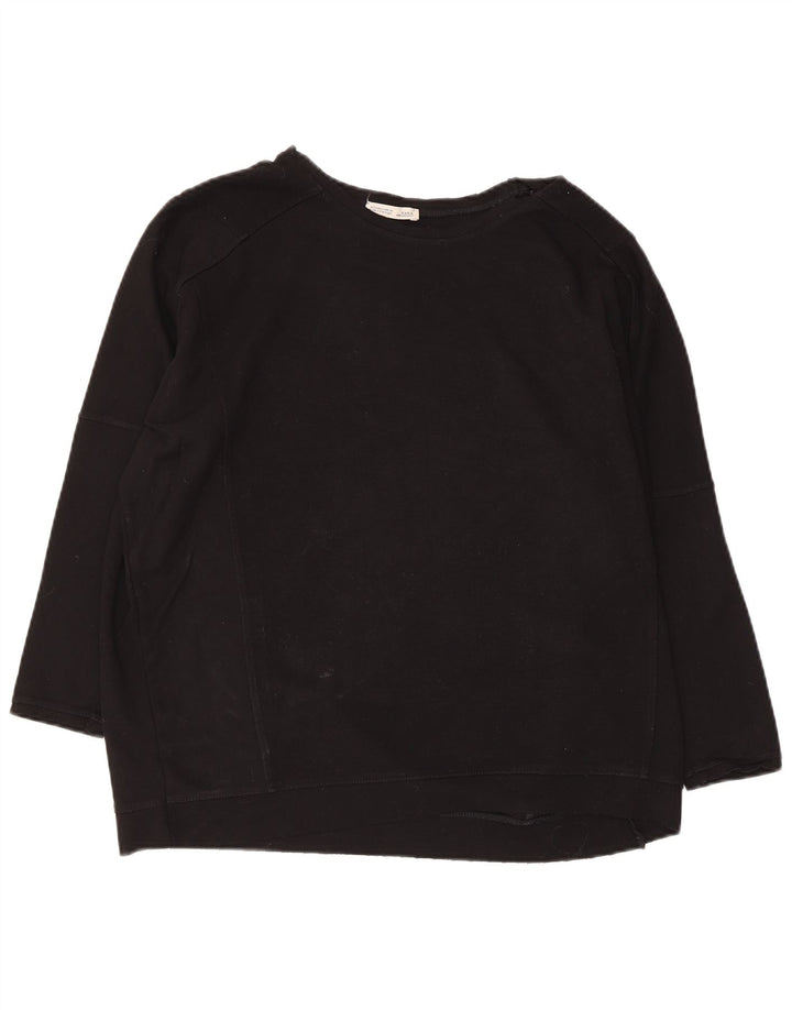 Zara Damen-Sweatshirt in Übergröße, Gr. 10, Größe S, Schwarz
