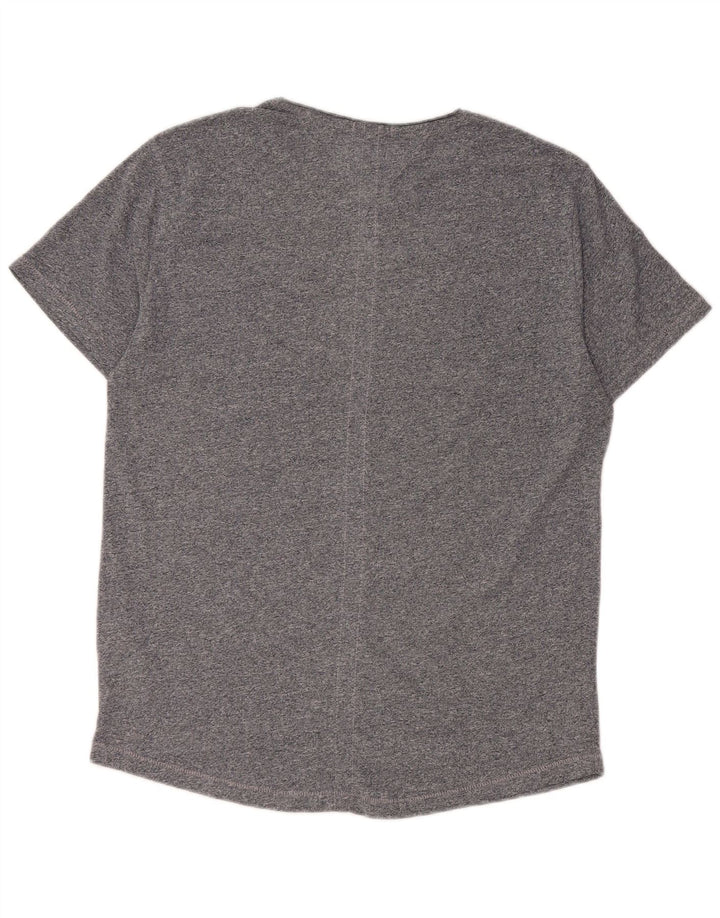 Tommy Hilfiger Herren-T-Shirt mit normaler Passform, klein, marineblau gesprenkelte Baumwolle