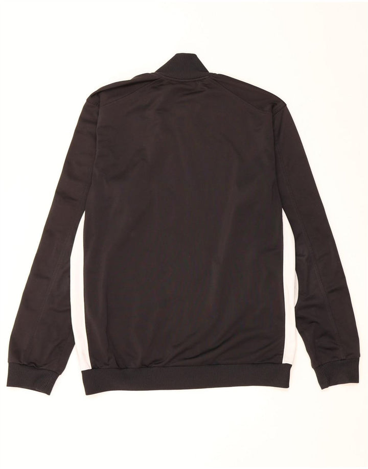 Adidas Herren-Trainingsanzug-Top-Jacke, Mittelschwarzes Colourblock-Polyester