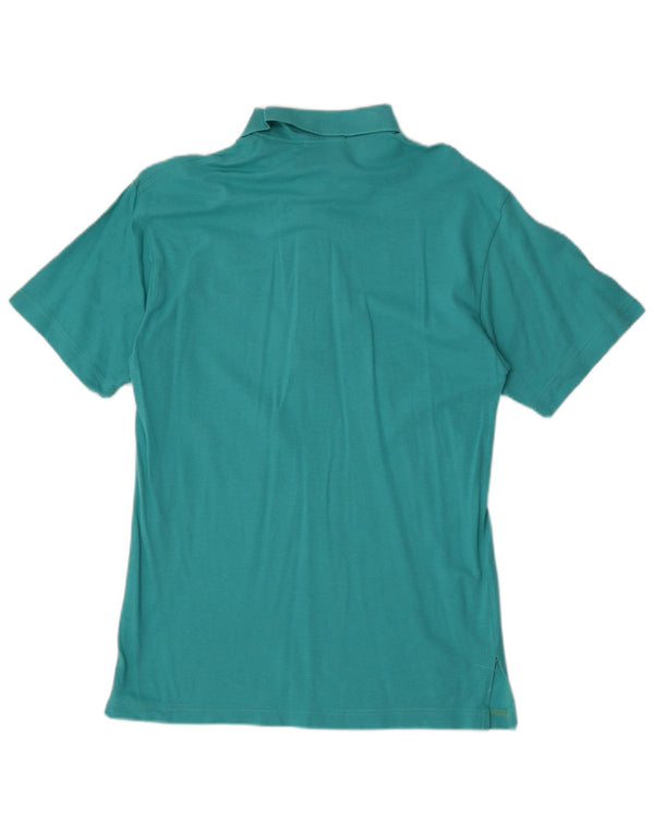 Sergio Tacchini Herren Poloshirt EU 38 Mittelblaue Baumwolle
