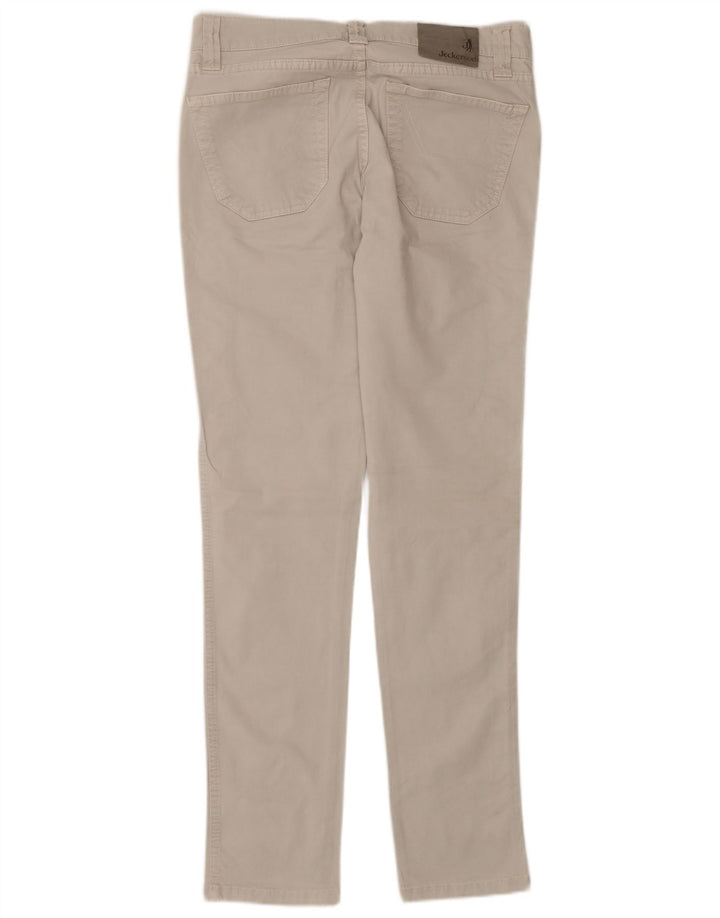 Jeckerson Herren Slim Jeans W30 L30 Beige Baumwolle