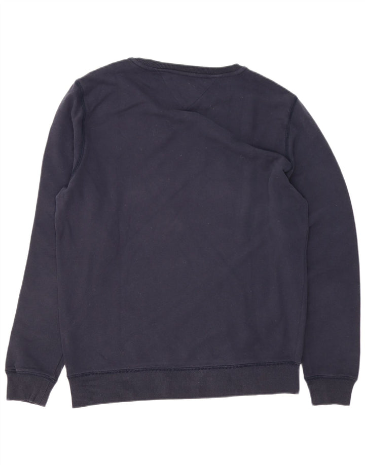 Tommy Hilfiger Herren-Sweatshirt-Pullover, groß, marineblau, Baumwolle