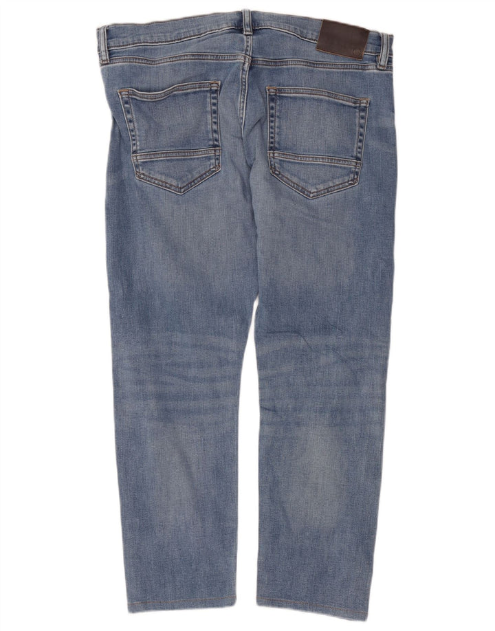 Marks & Spencer Herren Slim Jeans W36 L29 Blaue Baumwolle