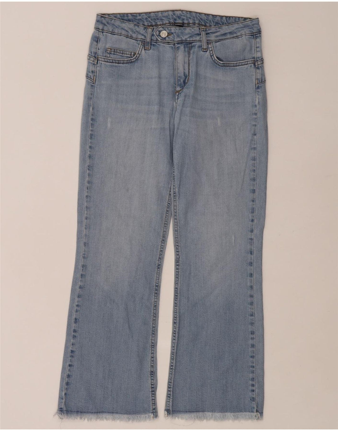 Liu Jo Damen Bootcut-Jeans W30 L26 Blaue Baumwolle