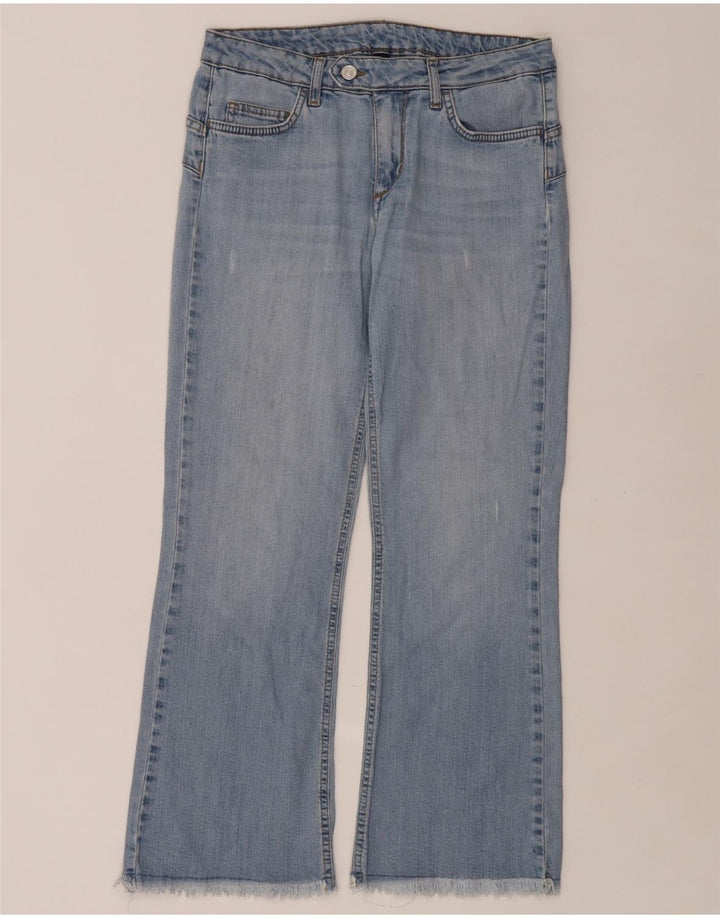 Liu Jo Damen Bootcut-Jeans W30 L26 Blaue Baumwolle