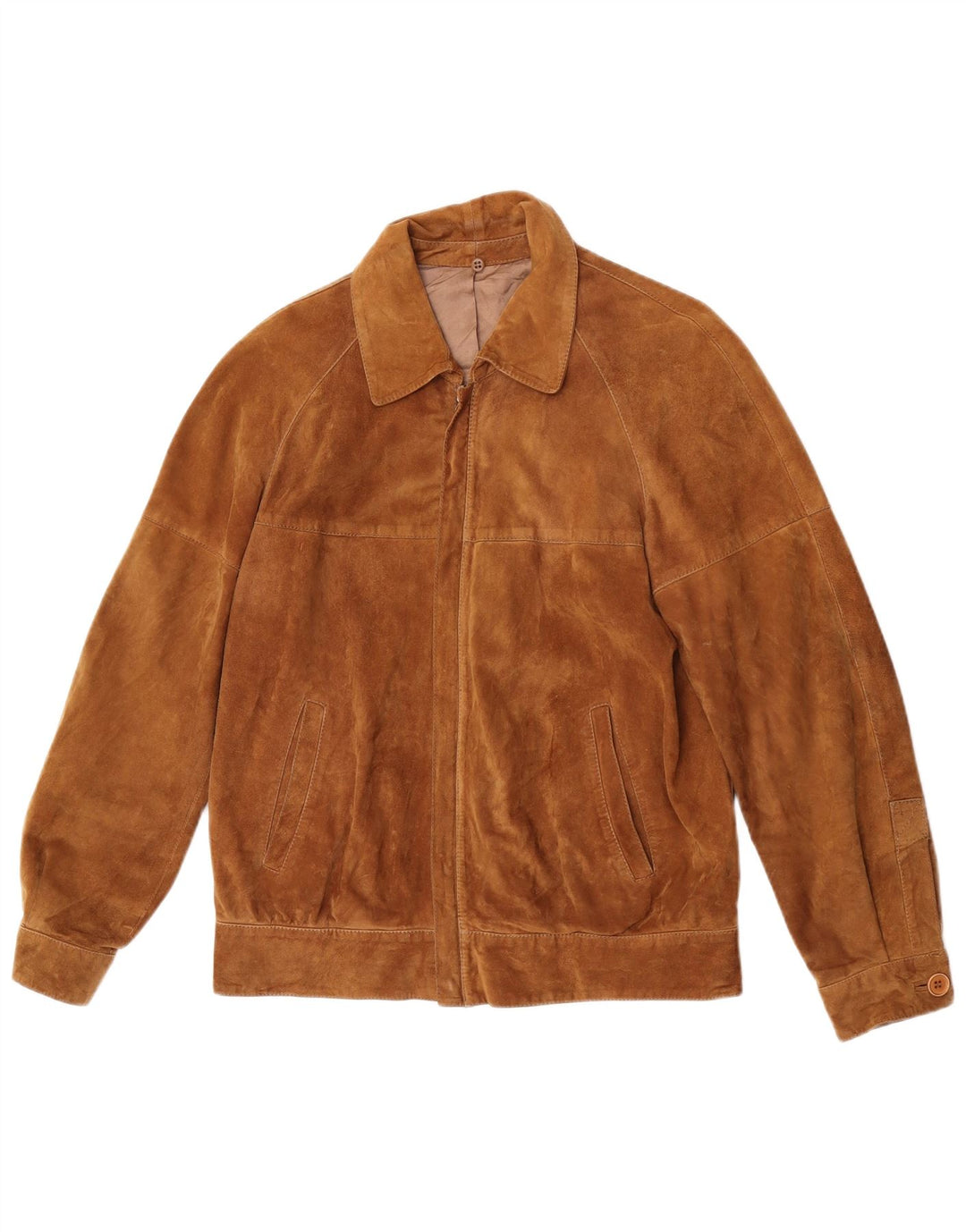 Vintage Herren Wildlederjacke UK 36 Small Beige