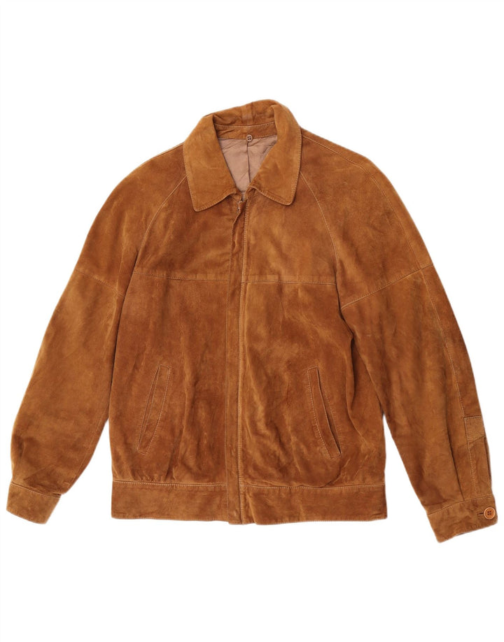 Vintage Herren Wildlederjacke UK 36 Small Beige