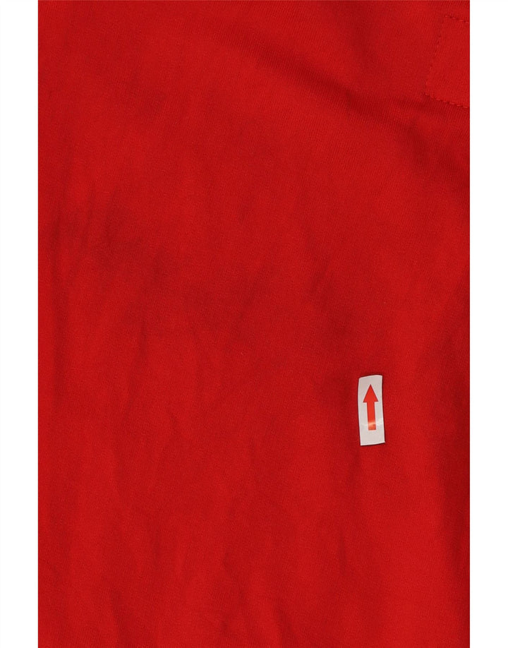 Vans Kapuzenpullover mit Grafik für Jungen, 10–11 Jahre, mittelrote Baumwolle