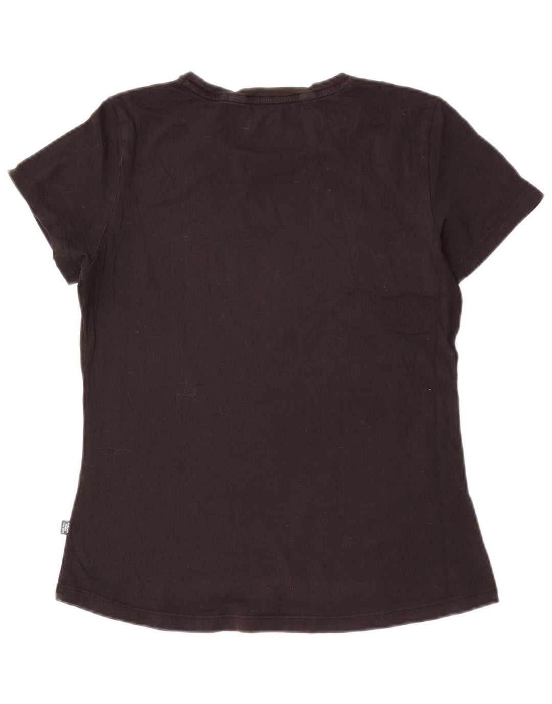Puma Damen Graphic T-Shirt Top UK 12 Medium Schwarz