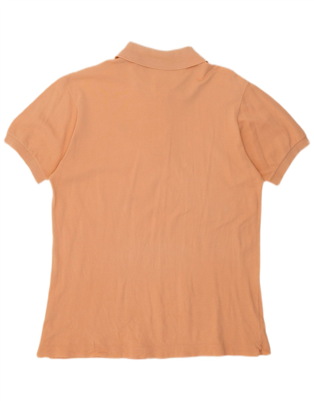 LACOSTE Herren-Poloshirt, Größe 5, große orangefarbene Baumwolle