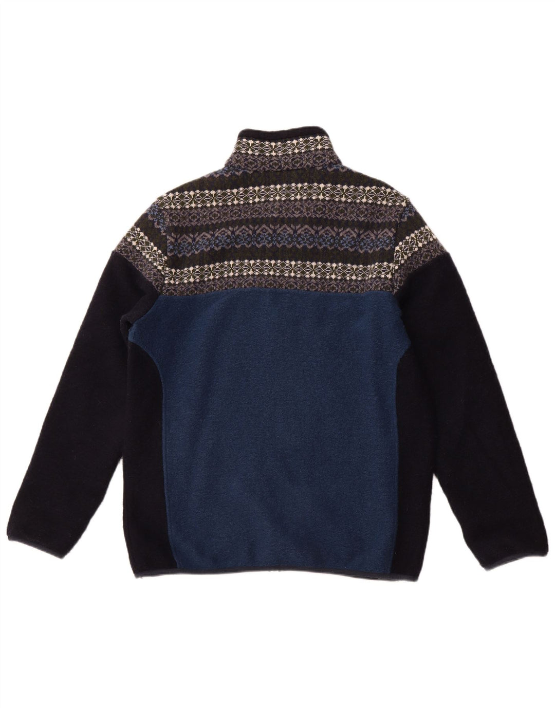 CMP Herren-Fleecejacke, EU 54, 2XL, blaues Colourblock-Polyester