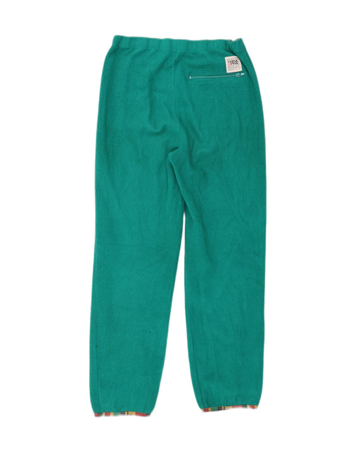 THINK PINK Damen Fleece-Trainingsanzug IT 42 Mittelgrüner Farbblock
