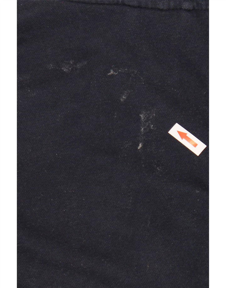 Adidas Herren-Kapuzenpullover mit Reißverschluss, mittlere marineblaue Baumwolle