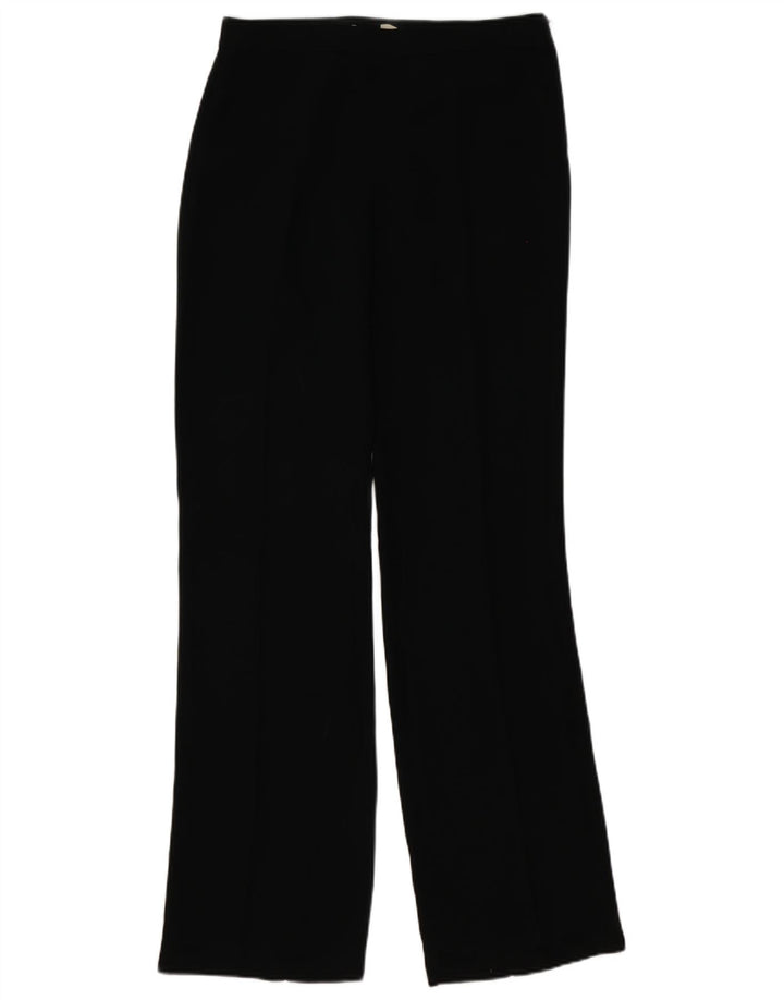 Zara Damen gerade Freizeithose EU 40 Medium W30 L35 Schwarz Polyester