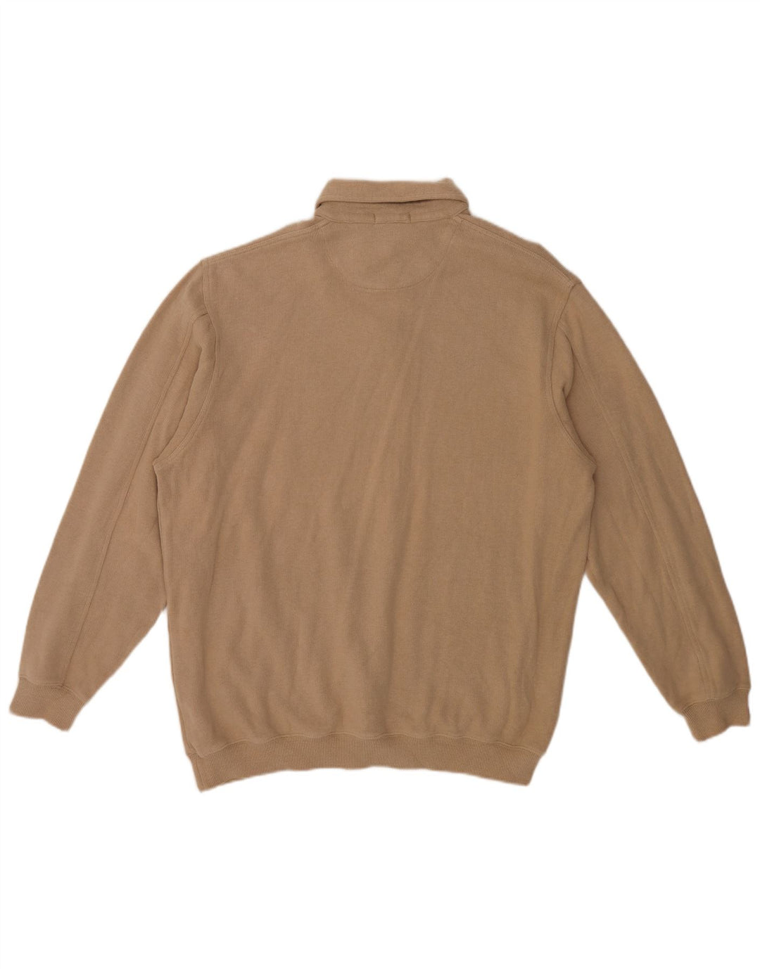 Gant Herren-Pullover mit Rollkragen, groß, beige Baumwolle
