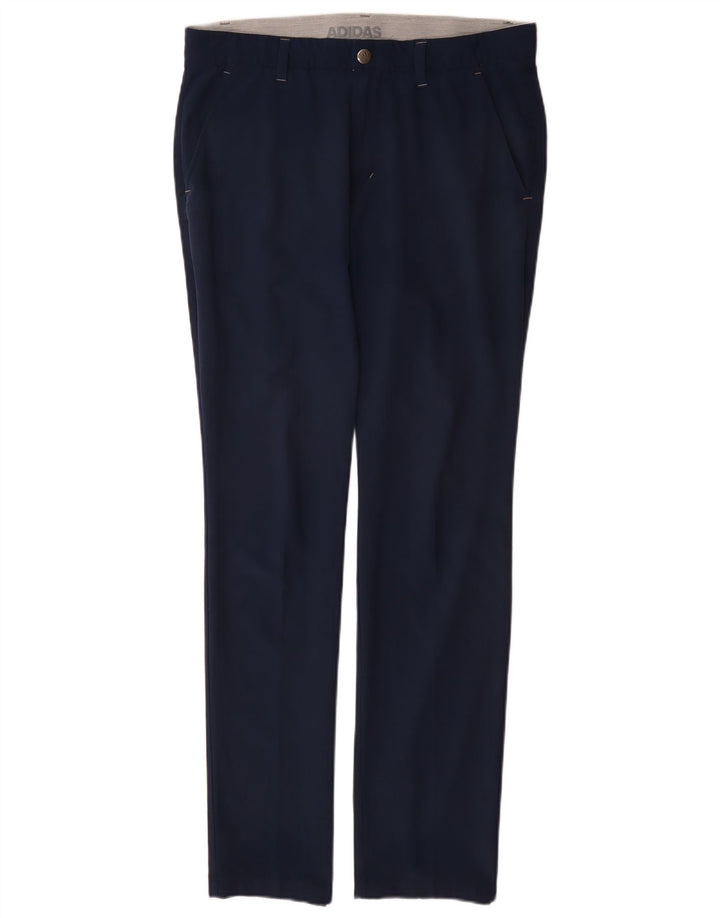 ADIDAS Slim Chino-Hose für Herren, W32, L32, Marineblau, Polyester