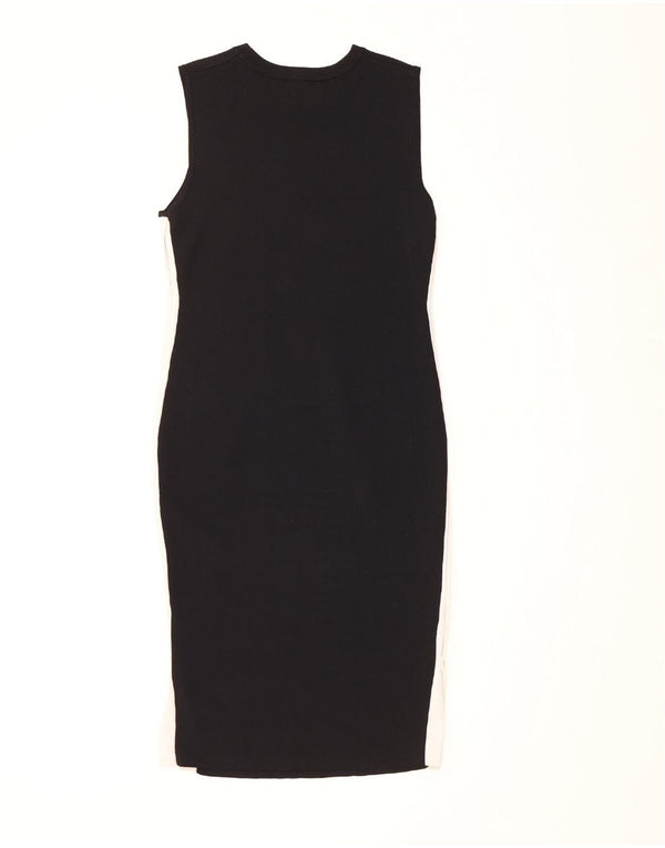 Ärmelloses, figurbetontes Damenkleid von Oasis, UK 12, Mittelschwarz, Farbblock