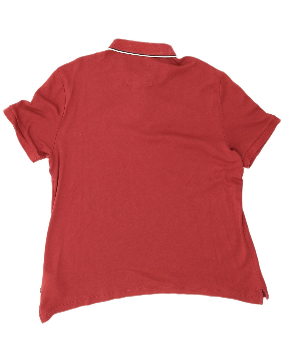 Nautica Herren-Poloshirt XL, rote Baumwolle