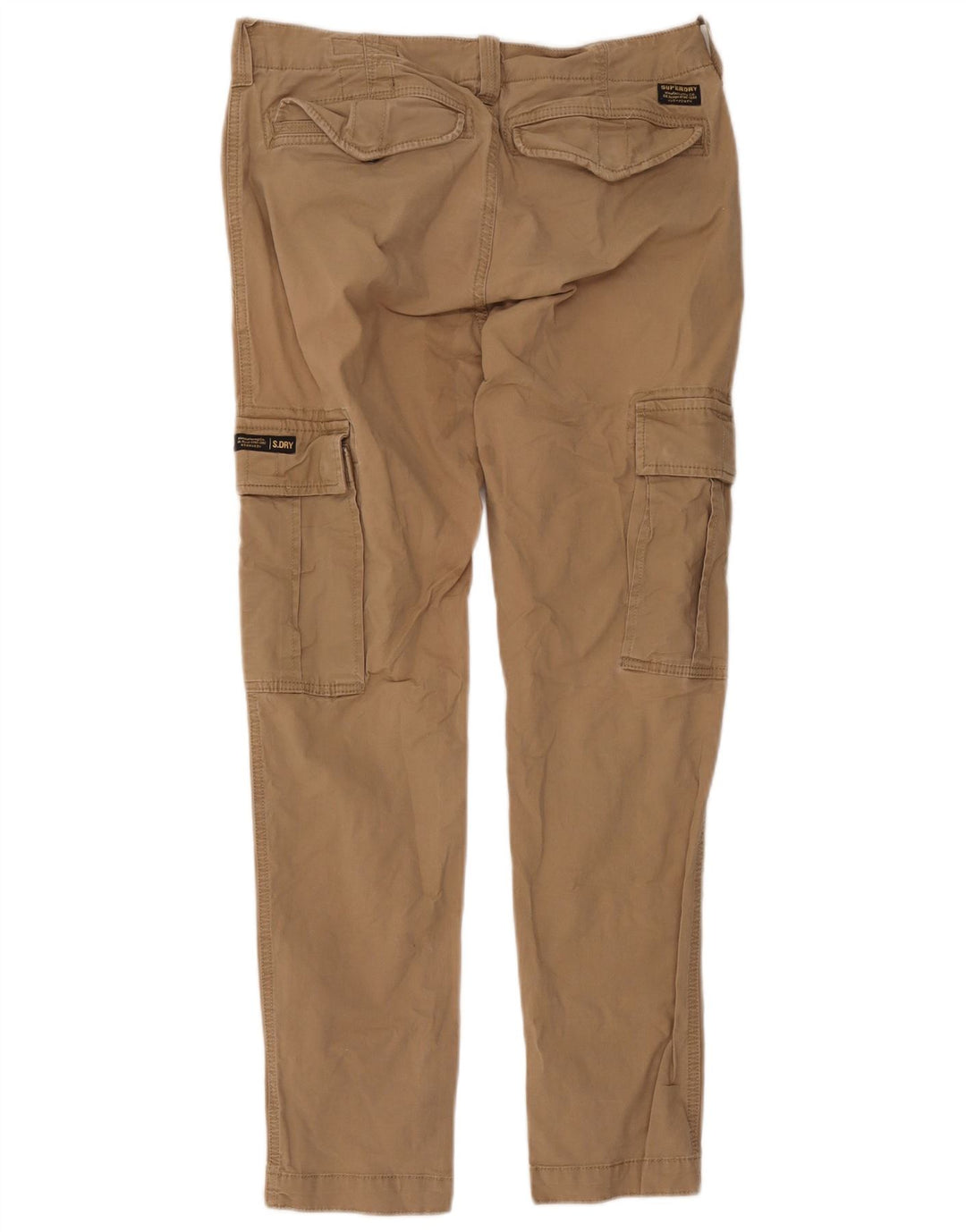Superdry Herren Slim Cargohose W30 L32 Beige Baumwolle