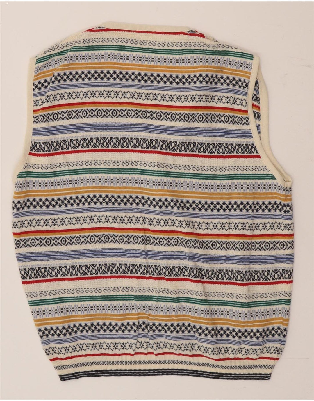 Gabriella Frattini Herren-Strickjacke, mittelgroß, mehrfarbig, Fair Isle