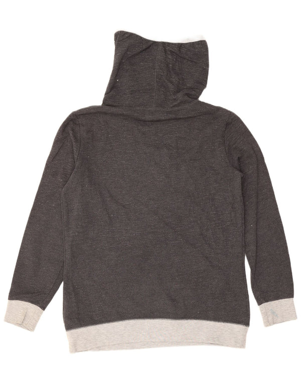 Converse Damen Grafik-Sweatshirtpullover UK 10 Small Grau Farbblock