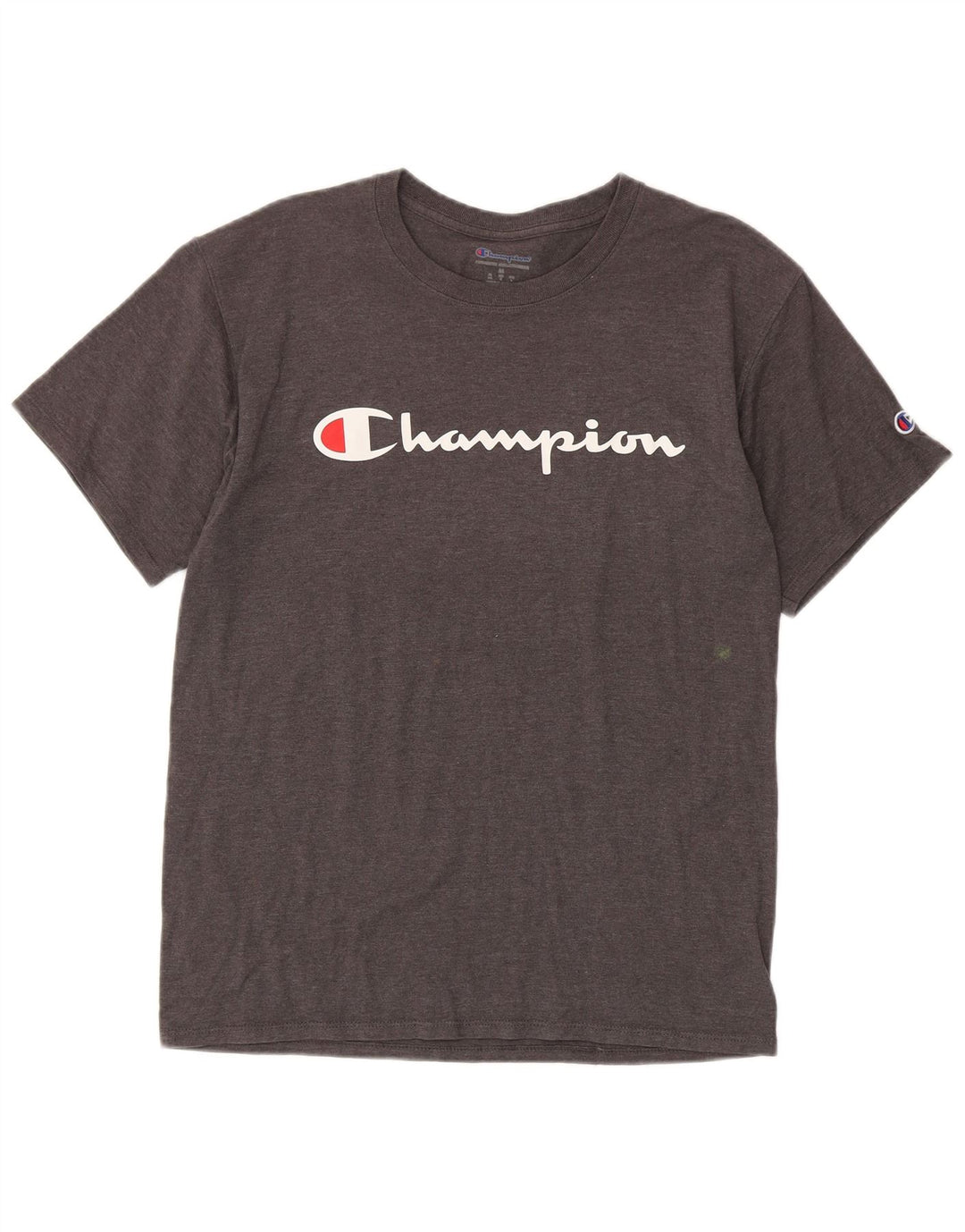 Champion Herren Grafik-T-Shirt-Oberteil Mittelgrau