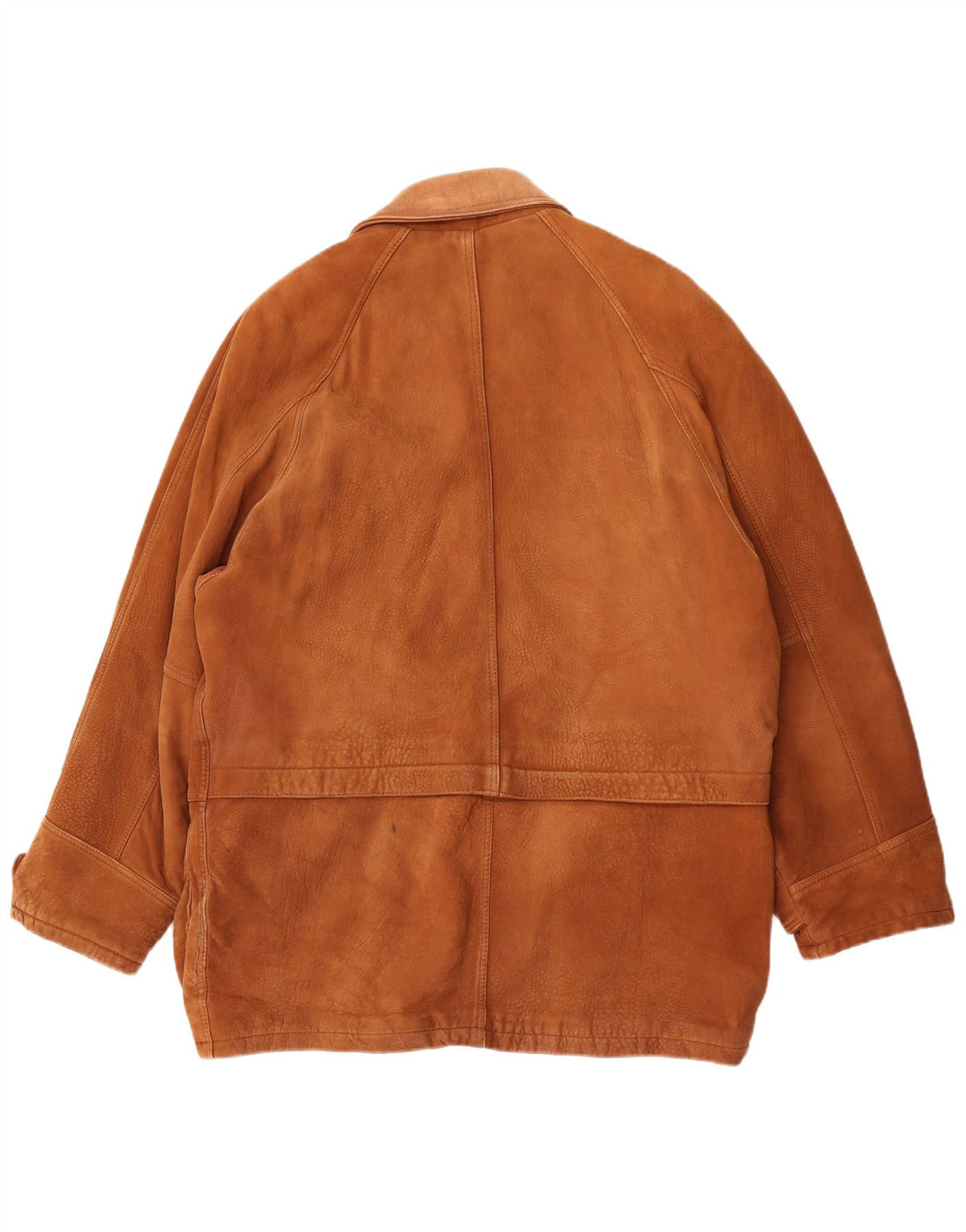 Essebi Herren Lederjacke UK 40 Großes braunes Leder