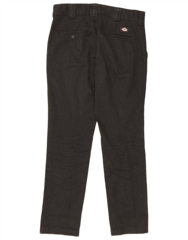 DICKIES Herren Slim Fit Chinohose W30 L30 Schwarz Polyester