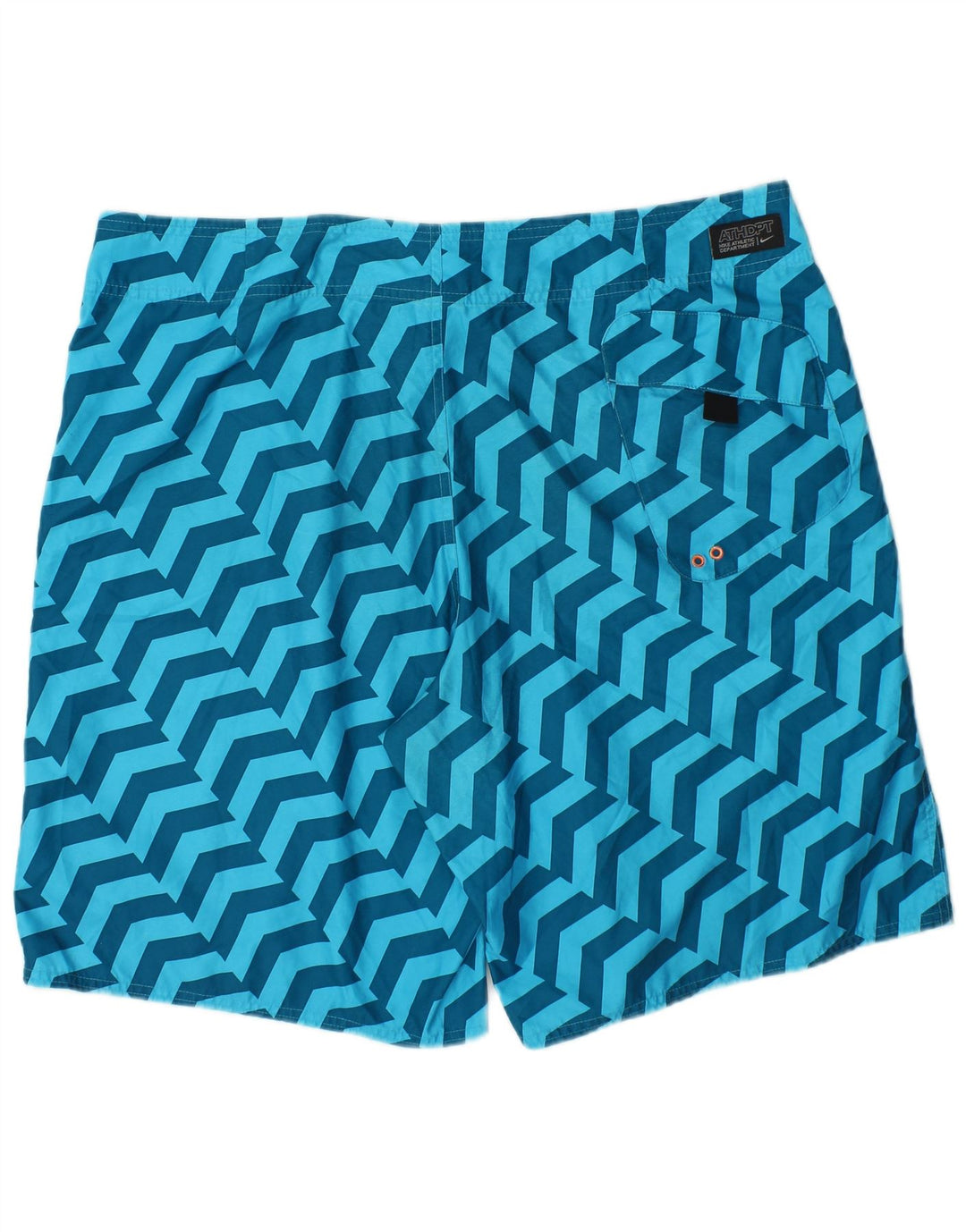 ADIDAS Herren Badeshorts XL Blau Geometrisch Polyester