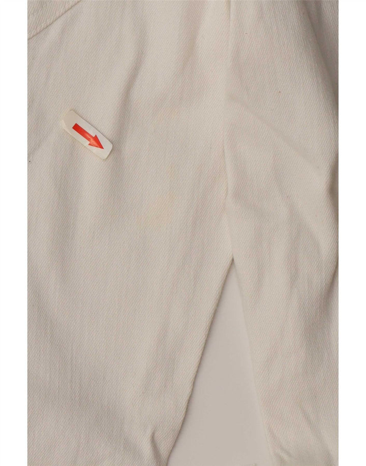 Zara Herren Distressed Slim Jeans EU 38 Small W30 L27 Weiße Baumwolle