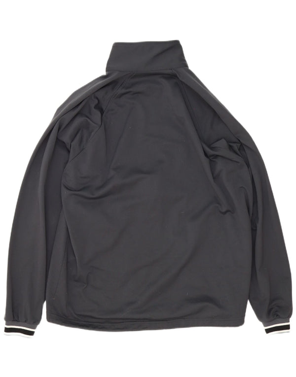 Champion Herren-Trainingsanzug-Top-Jacke XL, graues Polyester