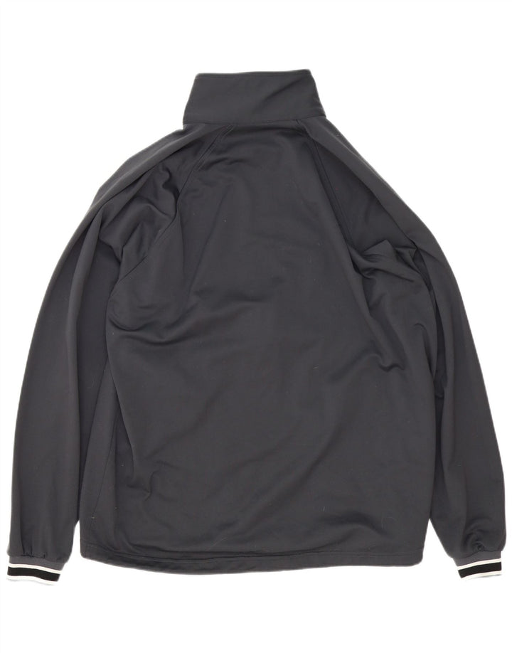 Champion Herren-Trainingsanzug-Top-Jacke XL, graues Polyester