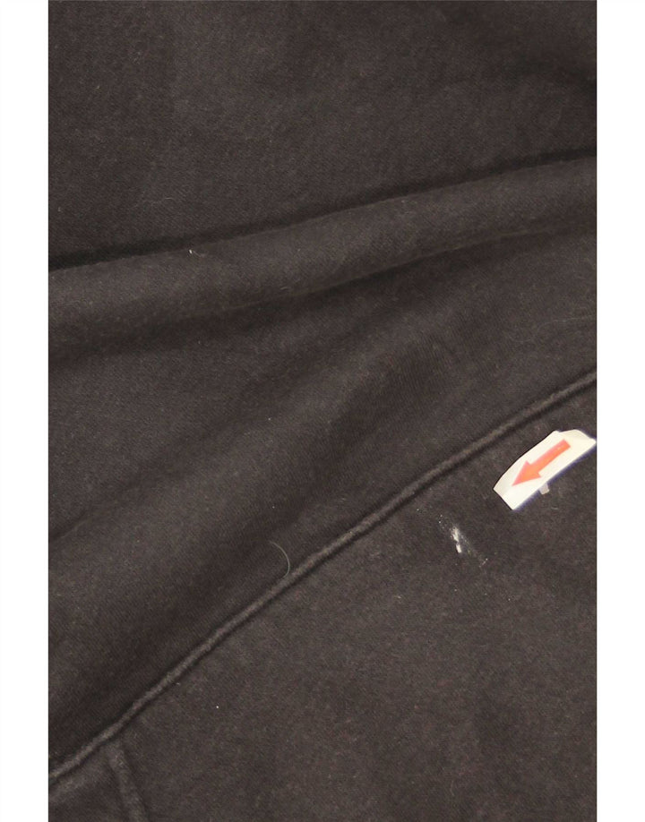 Nike Herren-Hoodie-Pullover aus mittelschwarzer Baumwolle